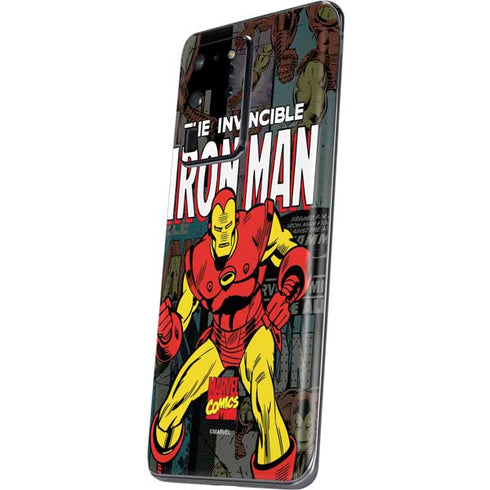 Marvel Classic Comics Iron Man Action Vintage Galaxy S20 Ultra 5G Skin